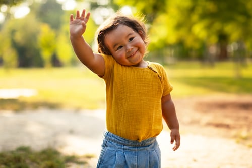 Community: waving at neighbours as belonging