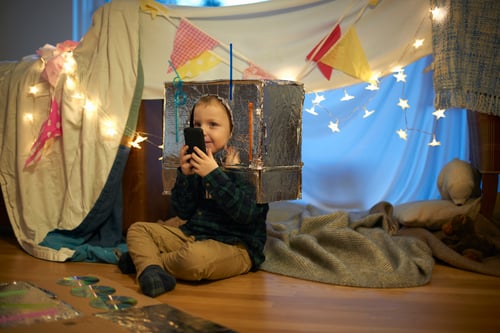 Indoor forts as emotional shelters