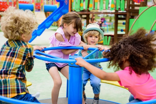 Playgrounds and patience with other tamariki