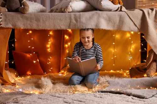 Winter cosy reading nests